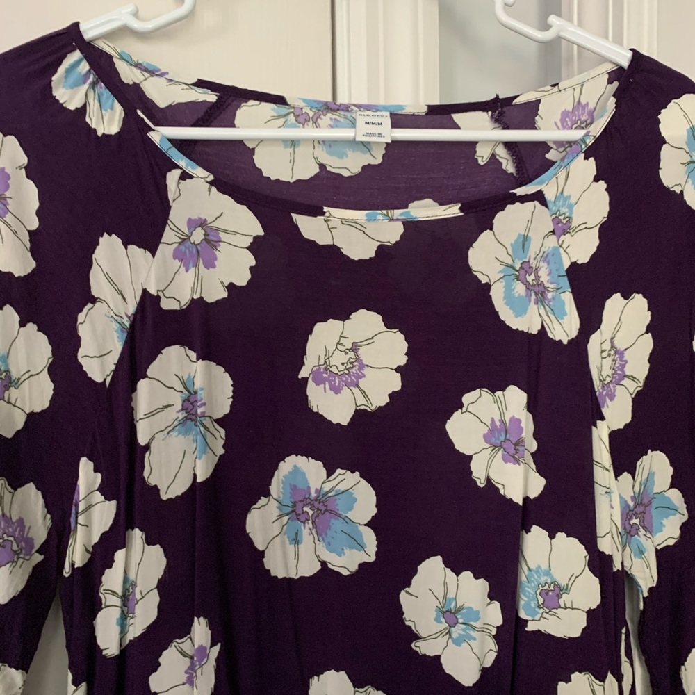Silk blouse floral